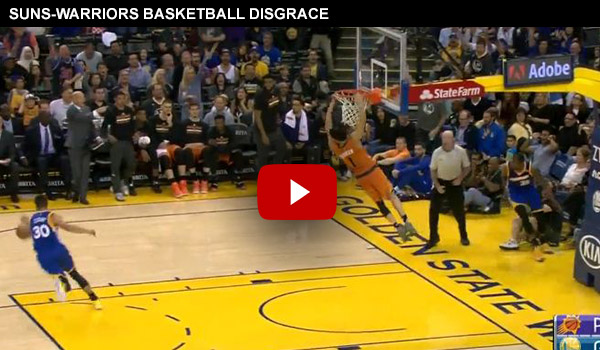 Abominable sequence in Suns-Warriors game